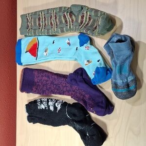 Smartwool Sockwell Pendleton Merrell Wool, Compression Sock bundle Womens S